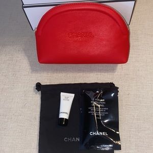 Chanel beauty cosmetic bag